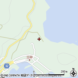 長崎県南松浦郡新上五島町立串郷733周辺の地図