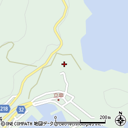 長崎県南松浦郡新上五島町立串郷710周辺の地図