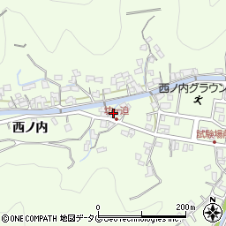 大分県津久見市西ノ内6848周辺の地図