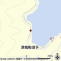 愛媛県宇和島市津島町須下414周辺の地図