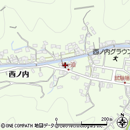 大分県津久見市西ノ内6850-1周辺の地図