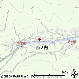 大分県津久見市西ノ内8240周辺の地図