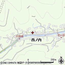 大分県津久見市西ノ内8237周辺の地図