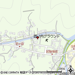 大分県津久見市西ノ内6805-1周辺の地図