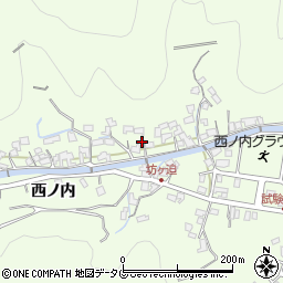 大分県津久見市西ノ内8275周辺の地図