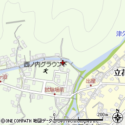 大分県津久見市西ノ内6762周辺の地図