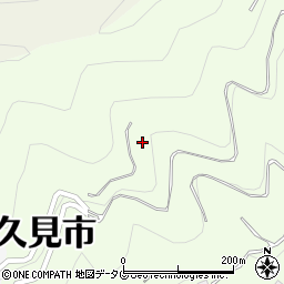 大分県津久見市西ノ内7947-5周辺の地図