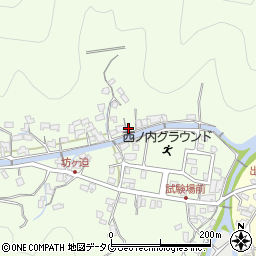 大分県津久見市西ノ内8412周辺の地図