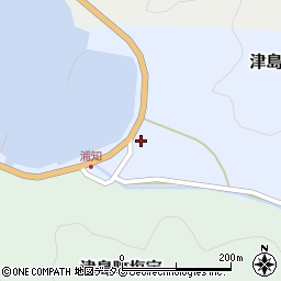 愛媛県宇和島市津島町浦知418周辺の地図