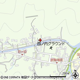 大分県津久見市西ノ内8414周辺の地図