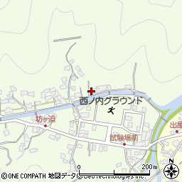 大分県津久見市西ノ内8418周辺の地図