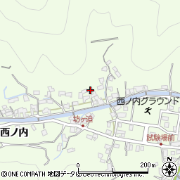 大分県津久見市西ノ内8310周辺の地図