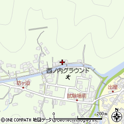 大分県津久見市西ノ内8424-1周辺の地図