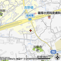福岡県大牟田市吉野1622-4周辺の地図