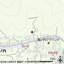 大分県津久見市西ノ内8404周辺の地図