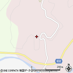 大分県豊後大野市犬飼町黒松346周辺の地図