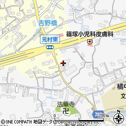 福岡県大牟田市吉野1618-1周辺の地図
