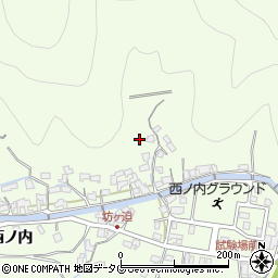 大分県津久見市西ノ内8325-2周辺の地図