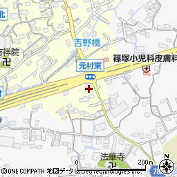 福岡県大牟田市吉野1632-2周辺の地図