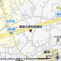 篠塚小児科皮膚科医院周辺の地図