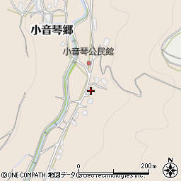 長崎県東彼杵郡東彼杵町小音琴郷2076-1周辺の地図