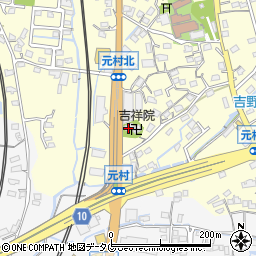 福岡県大牟田市吉野2074周辺の地図