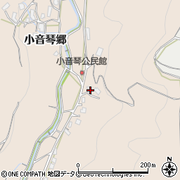 長崎県東彼杵郡東彼杵町小音琴郷2013周辺の地図