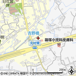 福岡県大牟田市吉野1607周辺の地図