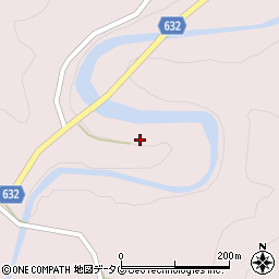 大分県豊後大野市犬飼町黒松576周辺の地図