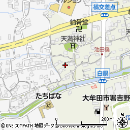 福岡県大牟田市白銀364周辺の地図