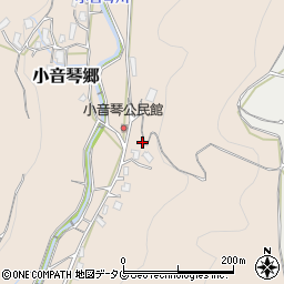 長崎県東彼杵郡東彼杵町小音琴郷2015周辺の地図