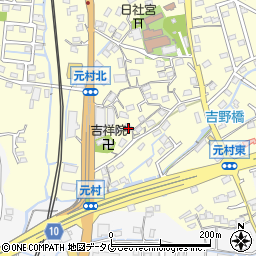 福岡県大牟田市吉野2080周辺の地図