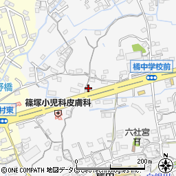 ほっともっと 大牟田橘店周辺の地図