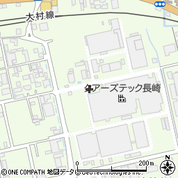 クアーズテック株式会社　長崎事業所周辺の地図
