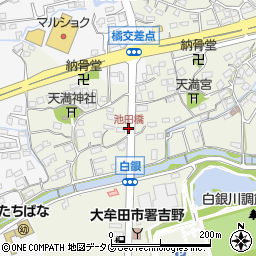 池田橋周辺の地図