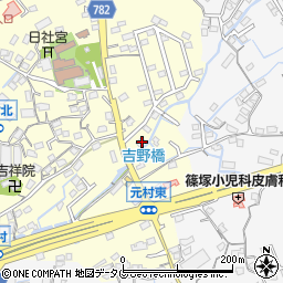 福岡県大牟田市吉野1582-4周辺の地図