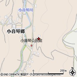 長崎県東彼杵郡東彼杵町小音琴郷2037周辺の地図