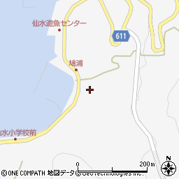 大分県津久見市四浦1609周辺の地図