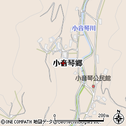 長崎県東彼杵郡東彼杵町小音琴郷1207周辺の地図