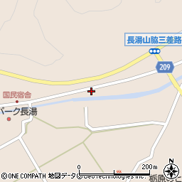 大分県竹田市直入町大字長湯7647周辺の地図