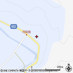 大分県豊後大野市大野町中土師2205周辺の地図