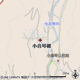 長崎県東彼杵郡東彼杵町小音琴郷1208周辺の地図