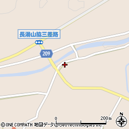 大分県竹田市直入町大字長湯2965-5周辺の地図