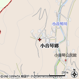 長崎県東彼杵郡東彼杵町小音琴郷1240-3周辺の地図