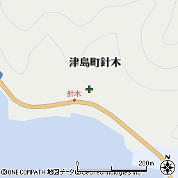 愛媛県宇和島市津島町針木179周辺の地図