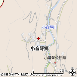 長崎県東彼杵郡東彼杵町小音琴郷1209周辺の地図