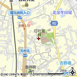 福岡県大牟田市吉野2138周辺の地図