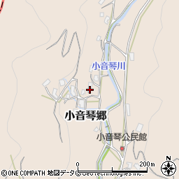 長崎県東彼杵郡東彼杵町小音琴郷1121周辺の地図