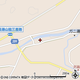 大分県竹田市直入町大字長湯7676周辺の地図