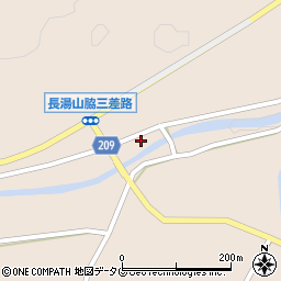 大分県竹田市直入町大字長湯7674周辺の地図